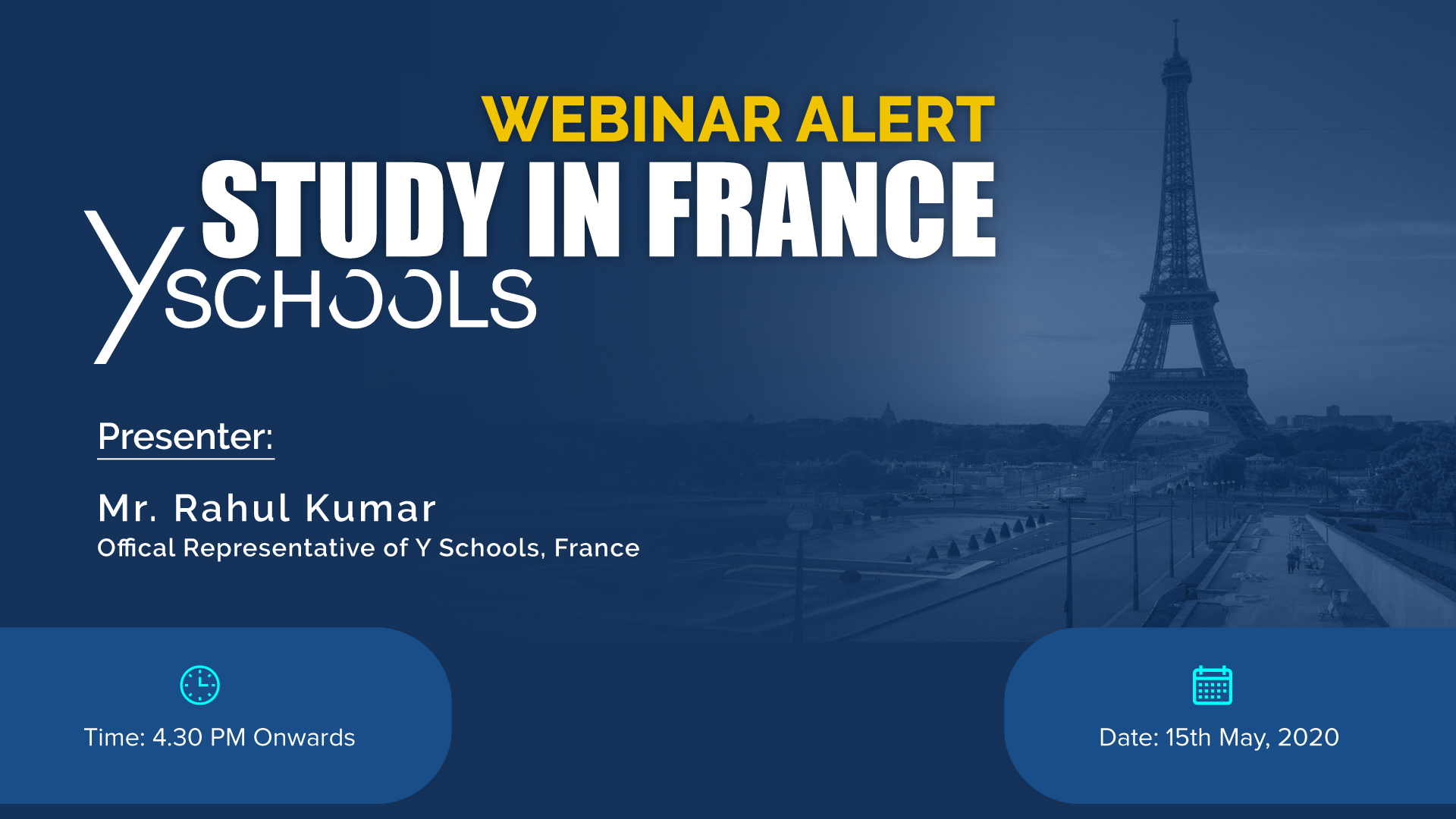 Study In France – Y Schools | Webinar