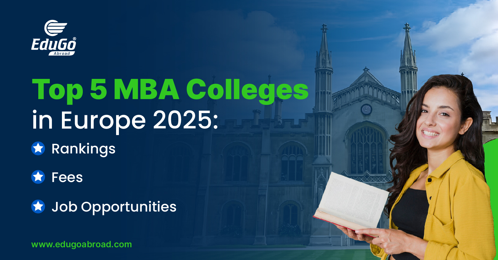 Top 5 MBA Colleges in Europe 2025