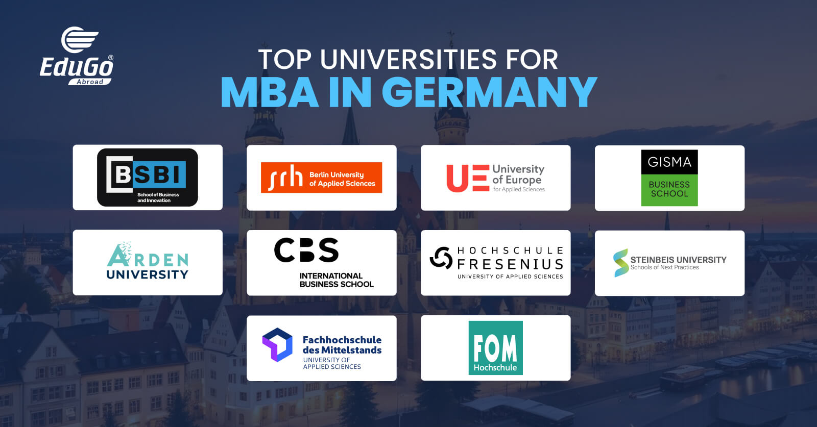 Top Universities for MBA in Germany Top Universities for MBA in Germany
